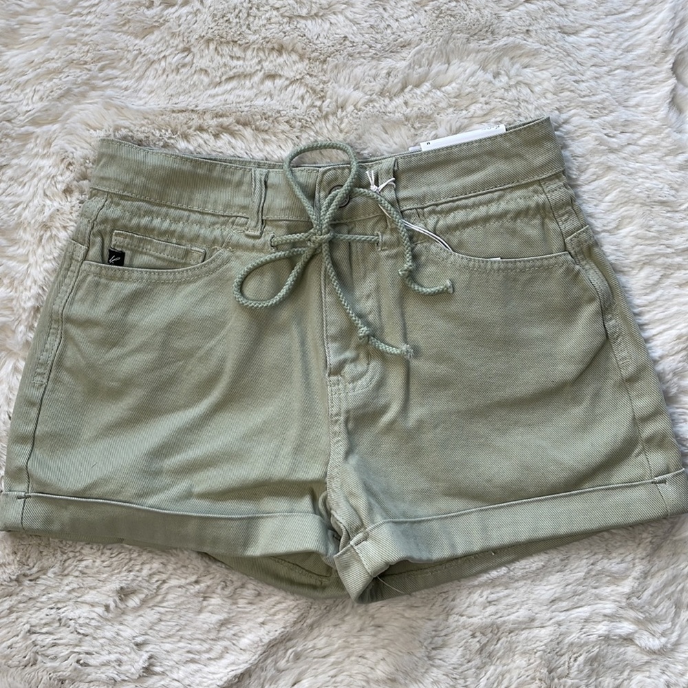 Kancan high rise denim shorts